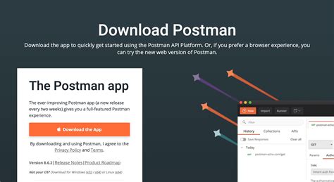 Manually initiate download. Install Postman. Enter your API endpoint and press send. Add test scripts to start automating. Features; Support; Security; 